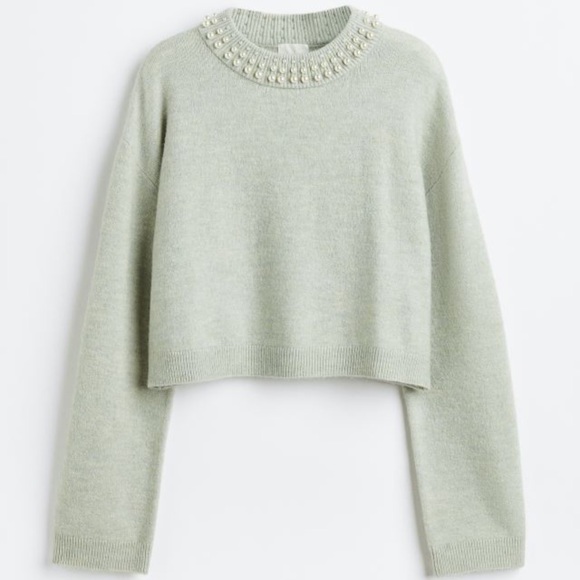 H&M Sweaters - H&M Beaded Sweater